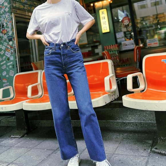 Levi's Denim - NWT Levi's Ribcage Straight Ankle Crop Jeans Size 29 x 27
